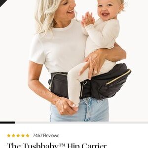 Tushbaby Hip Carrier in Black